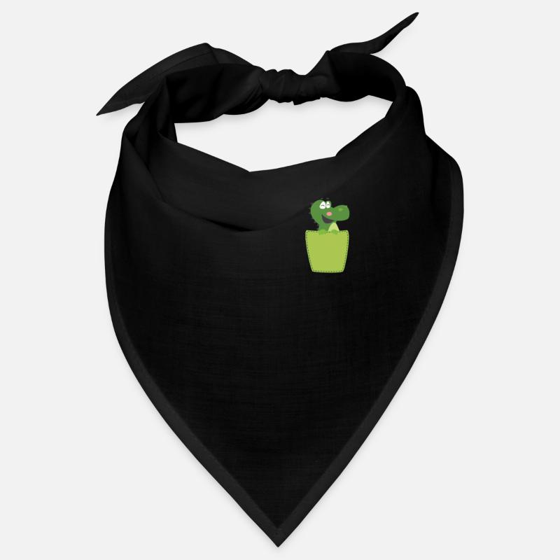 Krokodil in Brusttasche Bandana