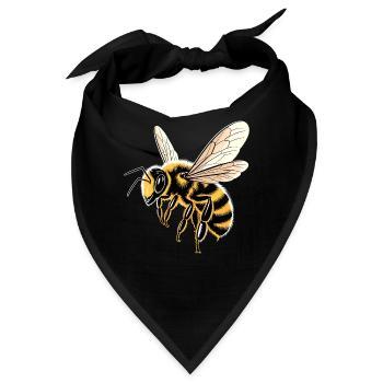 Bienen Imker Honig Bienenzüchter Bees Süße Biene - Bandana - Schwarz - Vorne