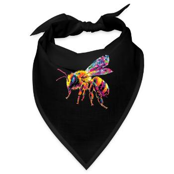 Bienen Imker Honig Bienenzüchter Bees Süße Biene - Bandana - Schwarz - Vorne