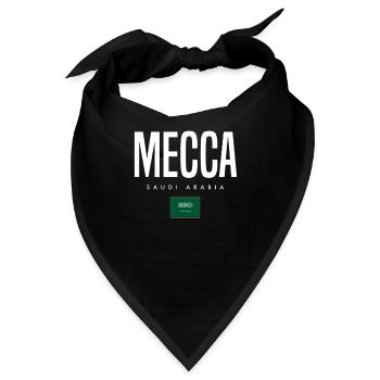 Mecca Saudi-Arabien - Bandana - Schwarz - Vorne