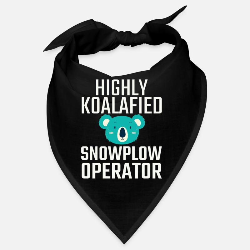 Snowplow Operator Koalafied Schneepflugfahrer Bandana