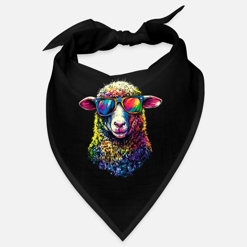 Sheep Lamb Sheep Domestic Sheep Shepherd Sweet Sheep Bandana