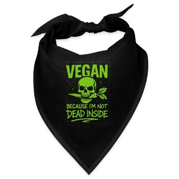 Vegan Punk Rebell Vegan Vegan Anarchist Vegan - Bandana - Schwarz - Vorne