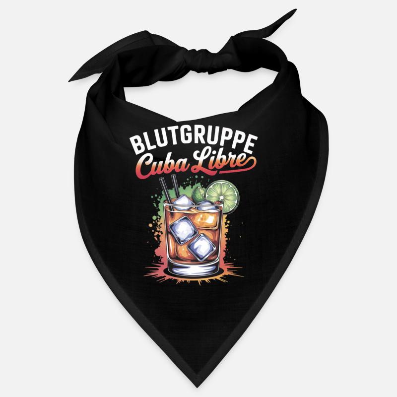 Groupe sanguin Cuba Libre Cocktail Bartender Bandana