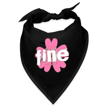 fine - Bandana - Schwarz - Vorne