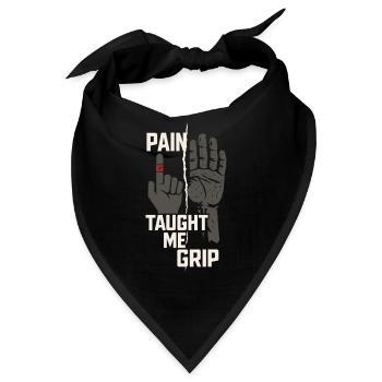 Griffkrafttraining Für Kletterer Hangboard - Bandana - Schwarz - Vorne