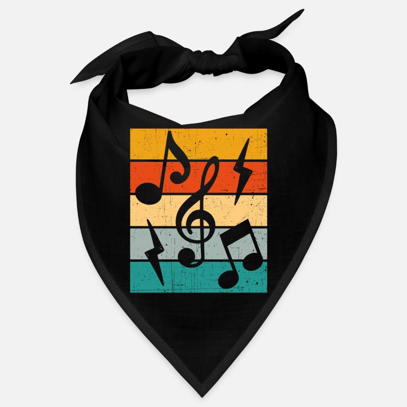 Notes de musique rétro Bandana
