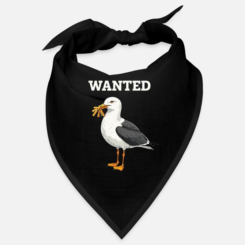 Recherché Mouette avec Frites et Illustration De Bonnet Bandana