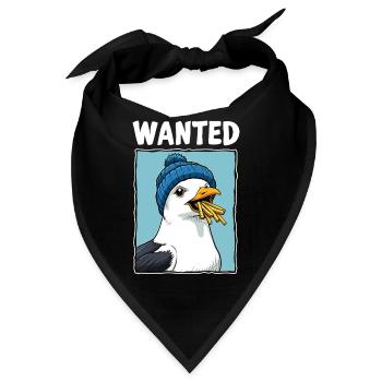 Gesuchte Pommes-möwe - Bandana - Schwarz - Vorne
