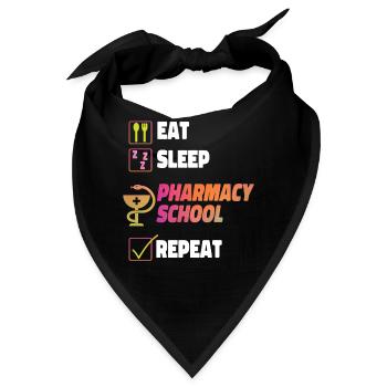 Pharmacy Tech Technician - Bandana - Schwarz - Vorne