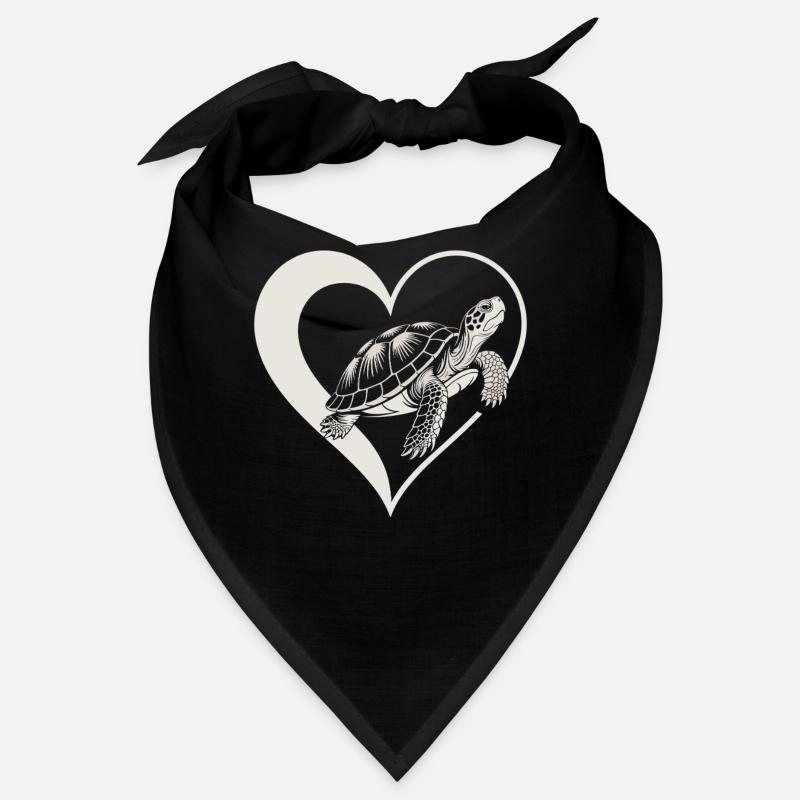 Turtle Heart Design Bandana