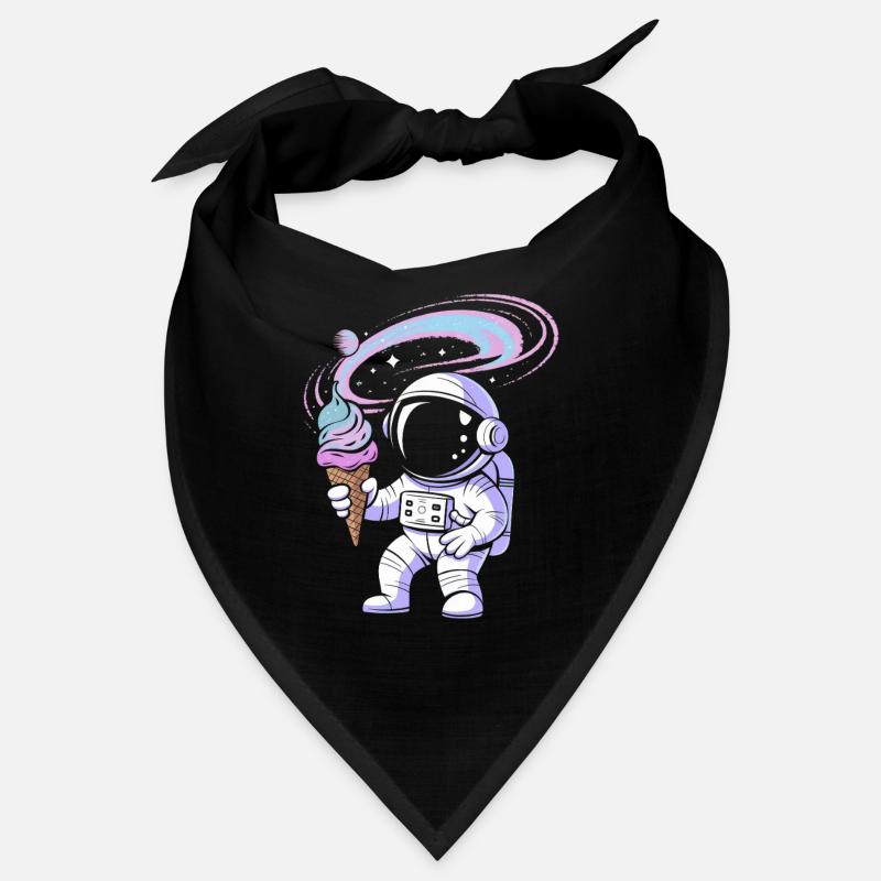 Weltraum-Astronaut mit Eis Bandana