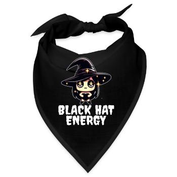 BLACK HAT ENERGY - HEXEN-HALLOWEEN - Bandana - Schwarz - Vorne