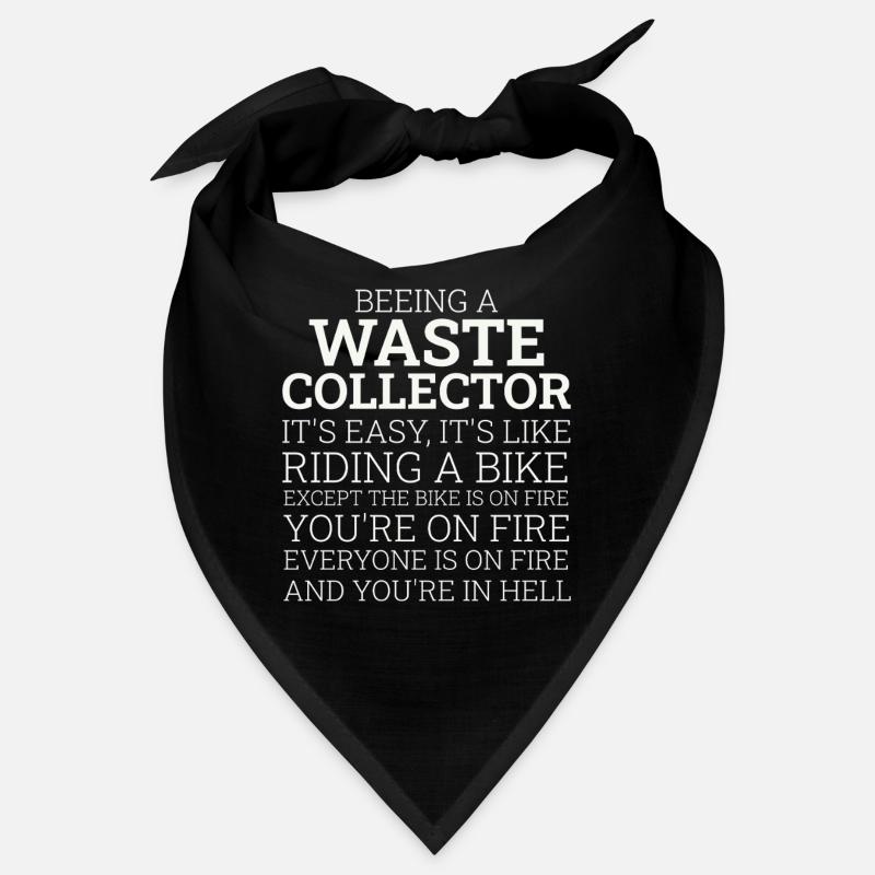 Collecteur de déchets à vélo Bandana