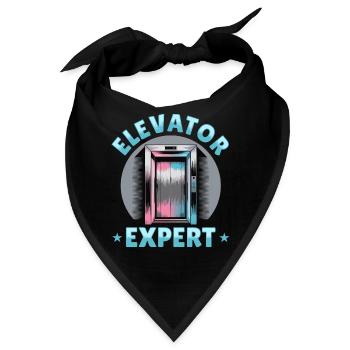 Elevator toddler & kids - Bandana - Schwarz - Vorne