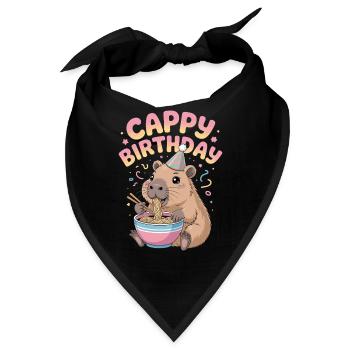  Cappy Geburtstag Capybara Ramen CAPPY BIRTHDAY - Bandana - Schwarz - Vorne