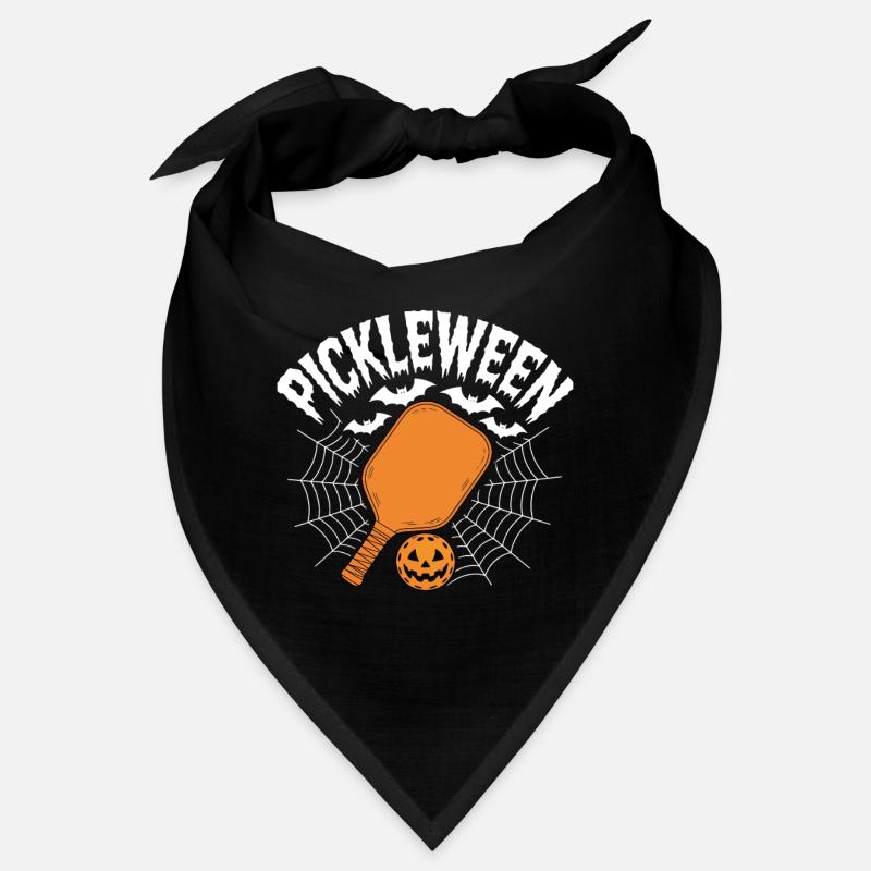 Pickleween Pickleball Funny Halloween Bandana