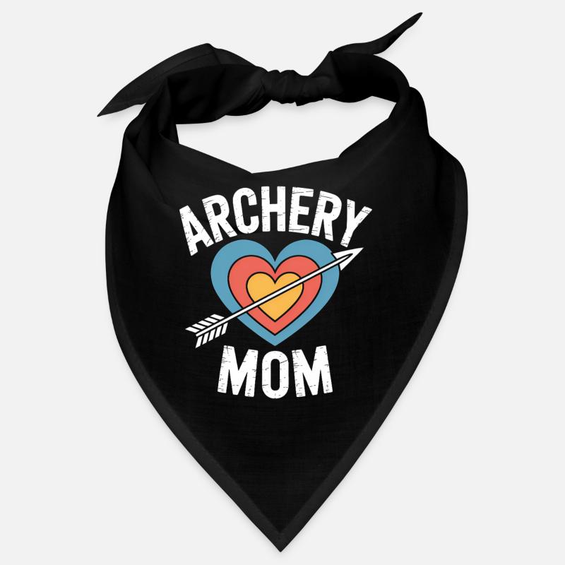Bogenschießen Spruch Mutter Bogenschießen Geschenk - Bandana - Schwarz