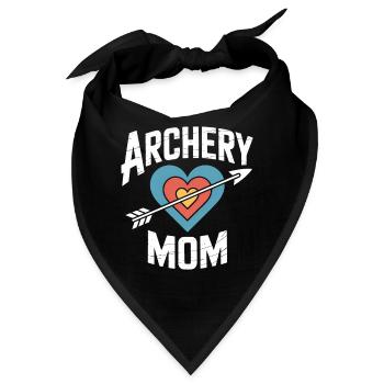 Bogenschießen Spruch Mutter Bogenschießen Geschenk - Bandana - Schwarz - Vorne