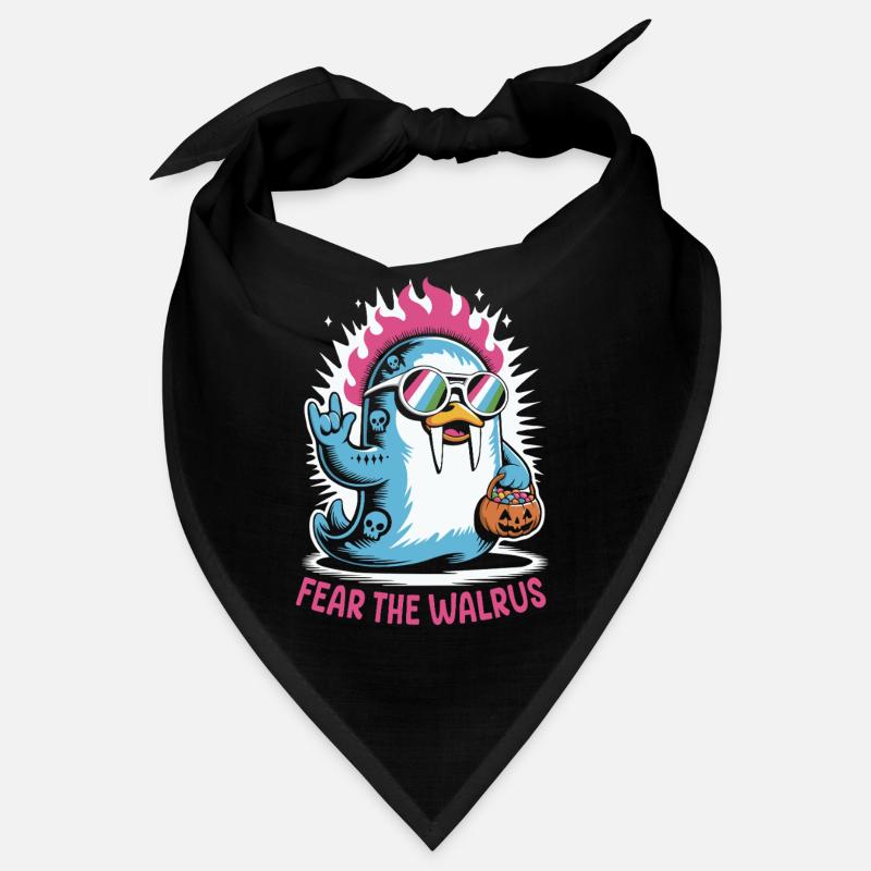 Walrus Punk Rocker Halloween Bandana