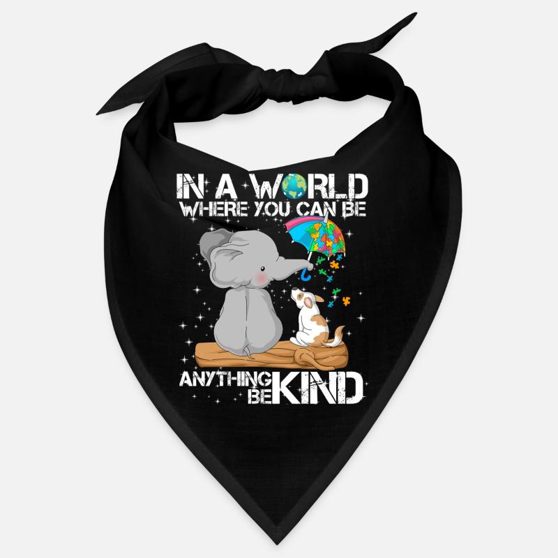 Autismus-Bewusstsein Elefant Hund Bandana