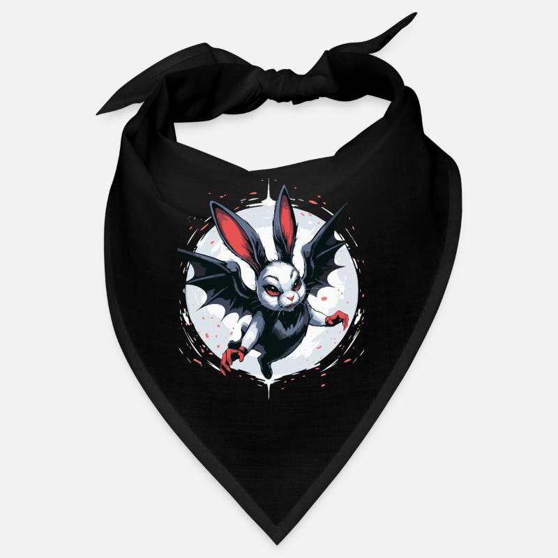 Lapin Noir Vampire Crête Vampire Vampire Bandana