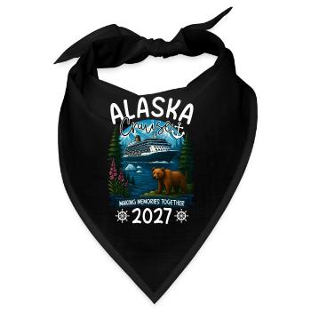Alaska Kreuzfahrt 2027 - Bandana - Schwarz - Vorne