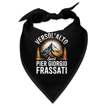 Verso L Alto Saint Pier Giorgio Frassati - Bandana - Schwarz - Vorne