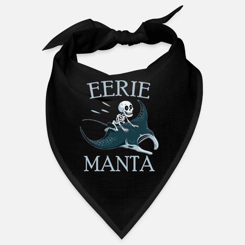 Skelett auf Mantarochen  Bandana
