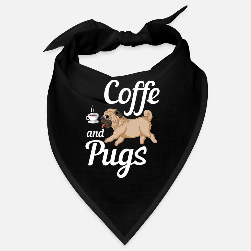 Kaffee und Möpse Tee Bandana