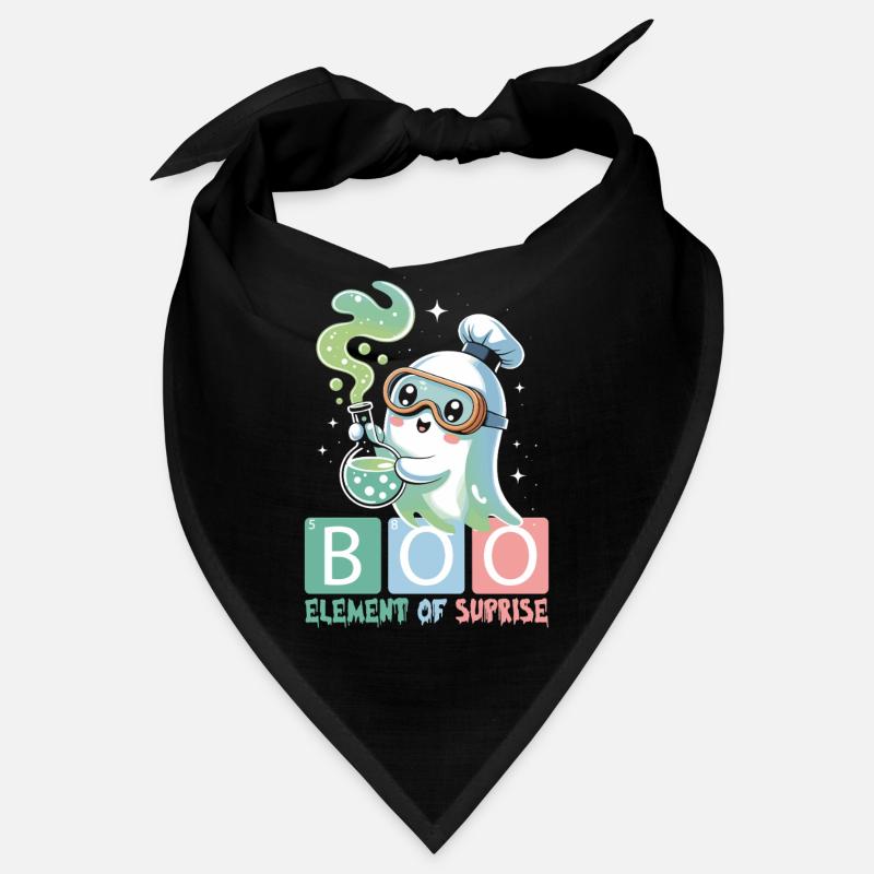 Fantôme mignon Halloween Automne Bandana