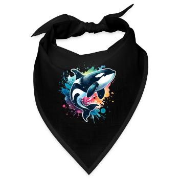 Orca Schwertwal - Bandana - Schwarz - Vorne