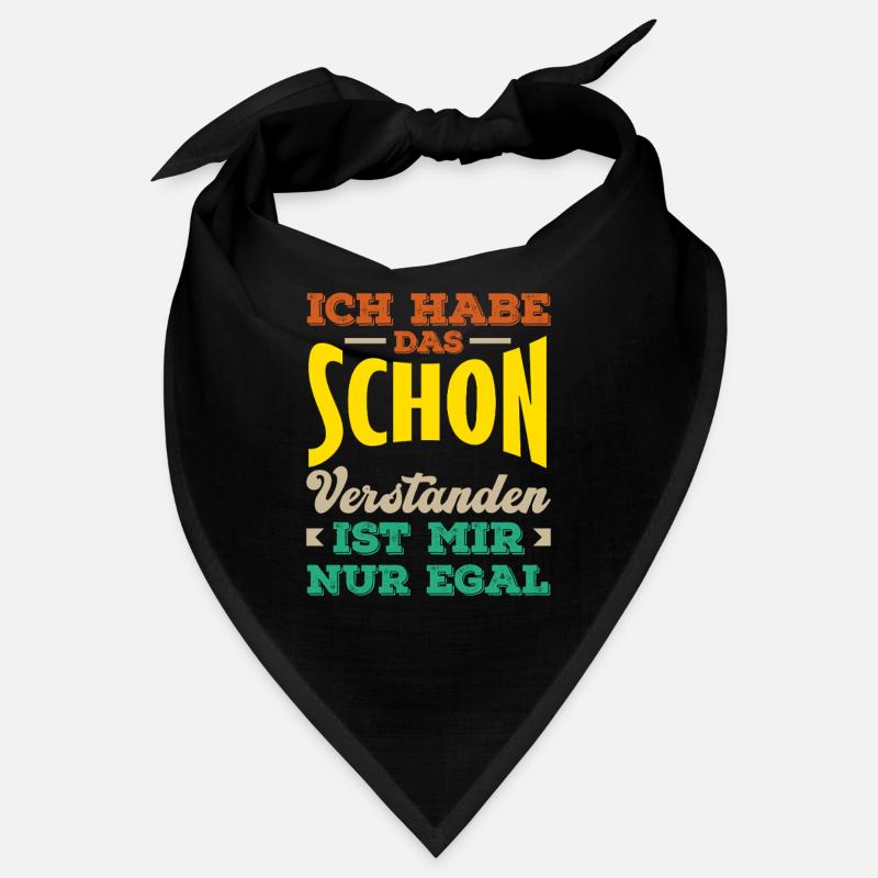 J’ai compris – je m’en fiche, sarcasme Bandana