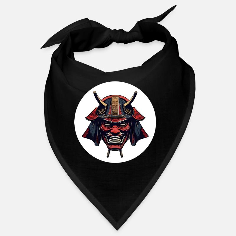 Roter Oni Dämonenhelm Bandana