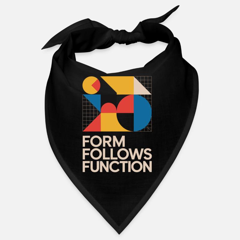 Bauhaus Form Follows Function Geometrische Kunst Bandana