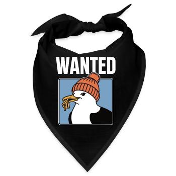 Gesuchte Pommes-möwe - Bandana - Schwarz - Vorne