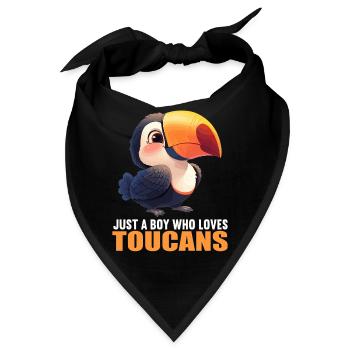 Tukane Tukan - Bandana - Schwarz - Vorne