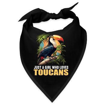 Tukane Tukan - Bandana - Schwarz - Vorne