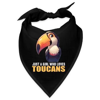 Tukane Tukan - Bandana - Schwarz - Vorne