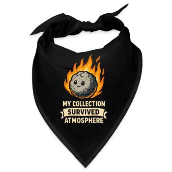 Meteoritskollektor Gefallen Stern Kosmisches - Bandana - Schwarz - Vorne