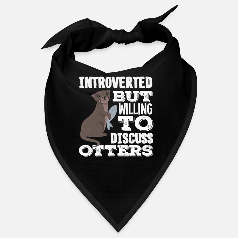 Loutre de mer dessin animé introverti Bandana