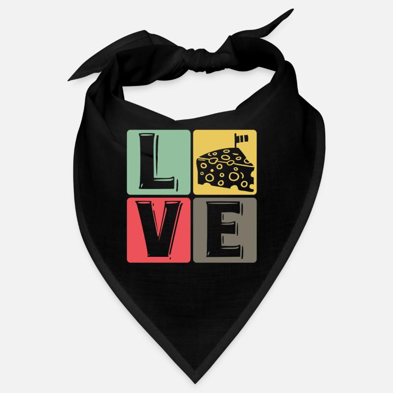 CheeseLove Pop Art Square Bandana