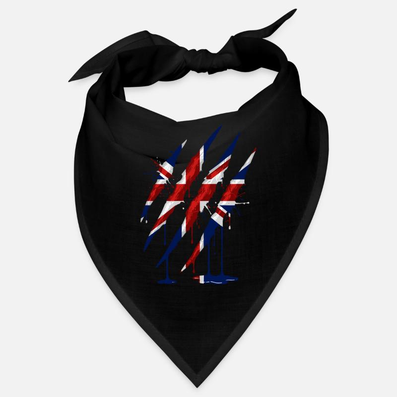 Union Jack Claw Scratch Mark Bandana