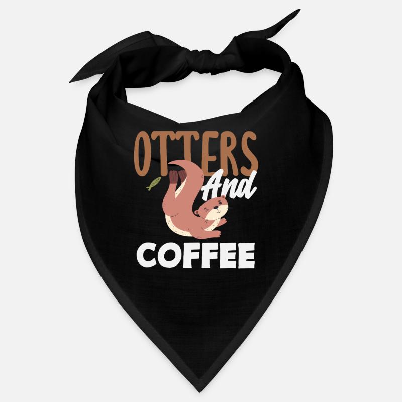 Loutre de mer dessin animé café Bandana