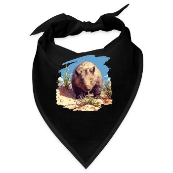 Wombats Wombat - Bandana - Schwarz - Vorne