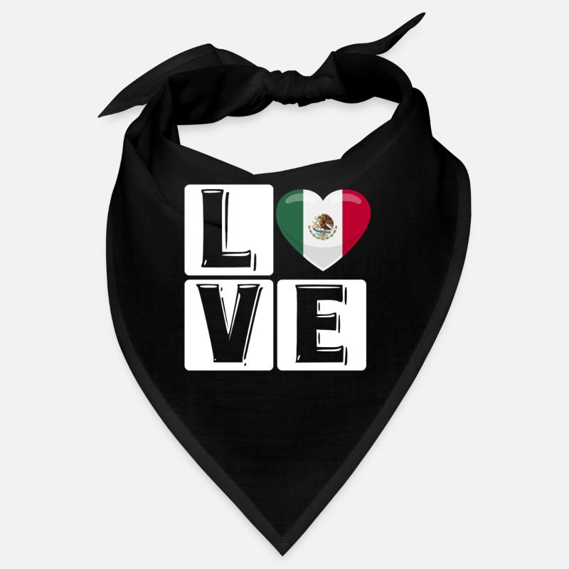 Love Mexiko Herz Bandana