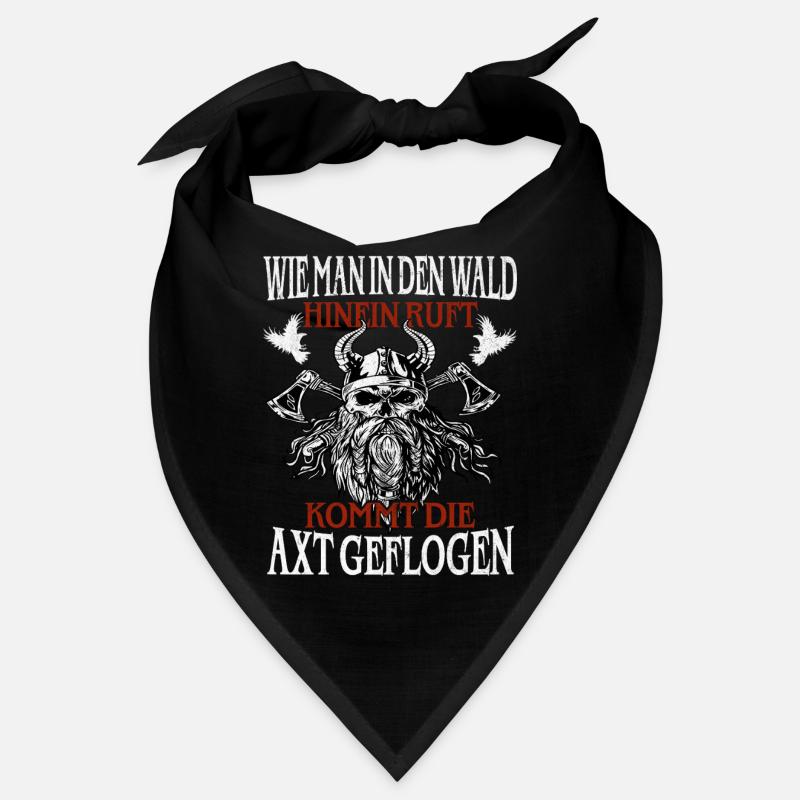 Appel de la forêt et hache – Sort viking Bandana