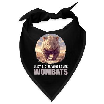 Wombats Wombat - Bandana - Schwarz - Vorne