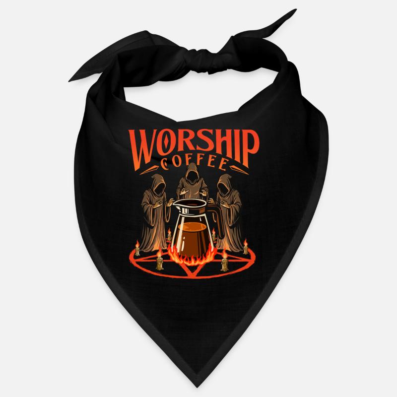 Worship Coffee Bold Caffeine Statement Bandana
