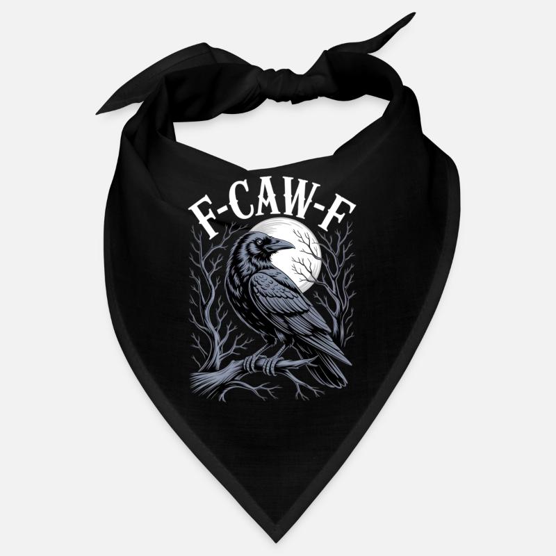 Raven Moon Gothic Emblem Bandana